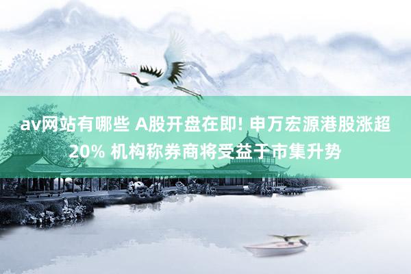 av网站有哪些 A股开盘在即! 申万宏源港股涨超20% 机构称券商将受益于市集升势