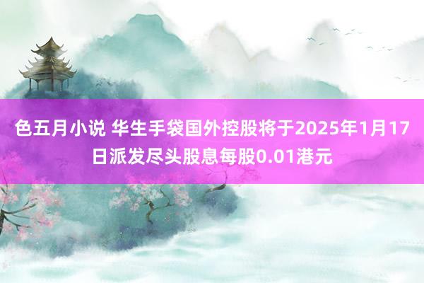 色五月小说 华生手袋国外控股将于2025年1月17日派发尽头股息每股0.01港元